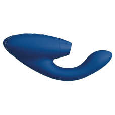 Womanizer Duo 2 Blueberry – Подвійний вакуумний стимулятор з вібрацією (14 режимів вакууму + 10 вібрації)