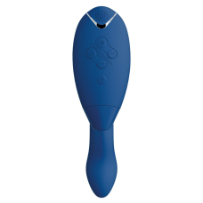 Womanizer Duo 2 Blueberry – Подвійний вакуумний стимулятор з вібрацією (14 режимів вакууму + 10 вібрації)