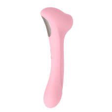 Подвійний вібратор – Femintimate Daisy Massager Pink – вакуумний кліторальний стимулятор + вібратор