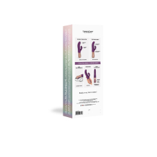 Двойной вибратор-пульсатор кролик – Love To Love Sassy Bunny Purple Rain – 7 пульсаций ствола + 6 отростка