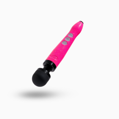 Потужний вібромасажер – DOXY Die Cast 3R Hot Pink, перезаряджуваний, з металевим корпусом