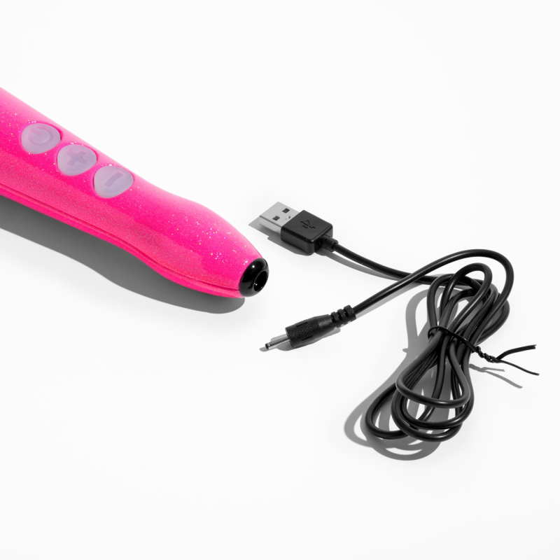 Потужний вібромасажер – DOXY Die Cast 3R Hot Pink, перезаряджуваний, з металевим корпусом