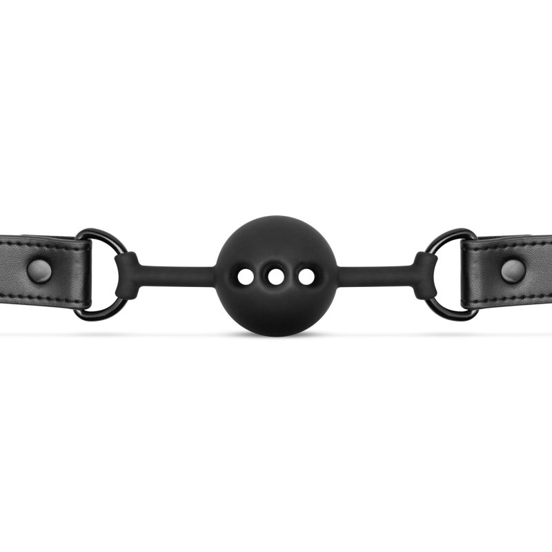 Повітропроникний кляп Bedroom Fantasies: Breathable Silicone Ball Gag, чорний