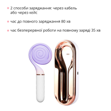 Пульсатор з вакуумною стимуляцією 2в1 – Otouch LOLLIPOP Purple – 4 режими вакуума та 6 пульсацій