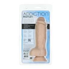 Фалоімітатор ADDICTION Roman Girthy Dong, довжина 22 см, діам. 6 см