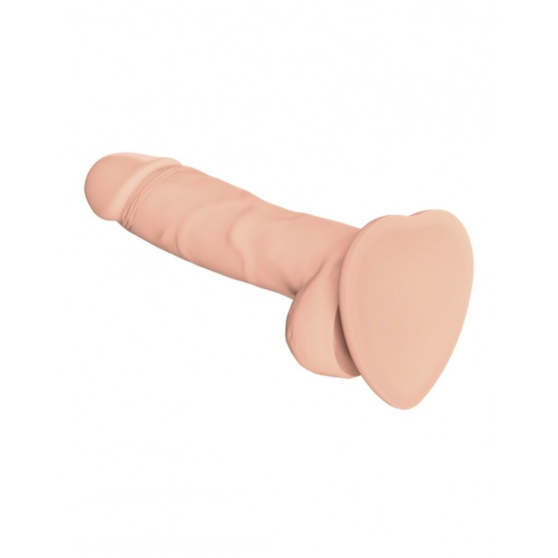 Реалістичний фалоімітатор Strap-On-Me Soft Realistic Dildo Vanilla, розмір S, довжина 17.1 см