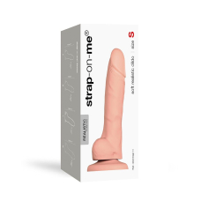 Реалістичний фалоімітатор Strap-On-Me Soft Realistic Dildo Vanilla, розмір S, довжина 17.1 см