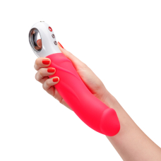 Розовый вибратор для точки G – Fun Factory BIG BOSS Pink – 6 режимов и 6 скоростей вибрации