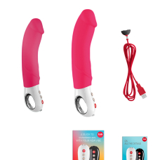 Розовый вибратор для точки G – Fun Factory BIG BOSS Pink – 6 режимов и 6 скоростей вибрации