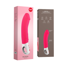 Розовый вибратор для точки G – Fun Factory BIG BOSS Pink – 6 режимов и 6 скоростей вибрации