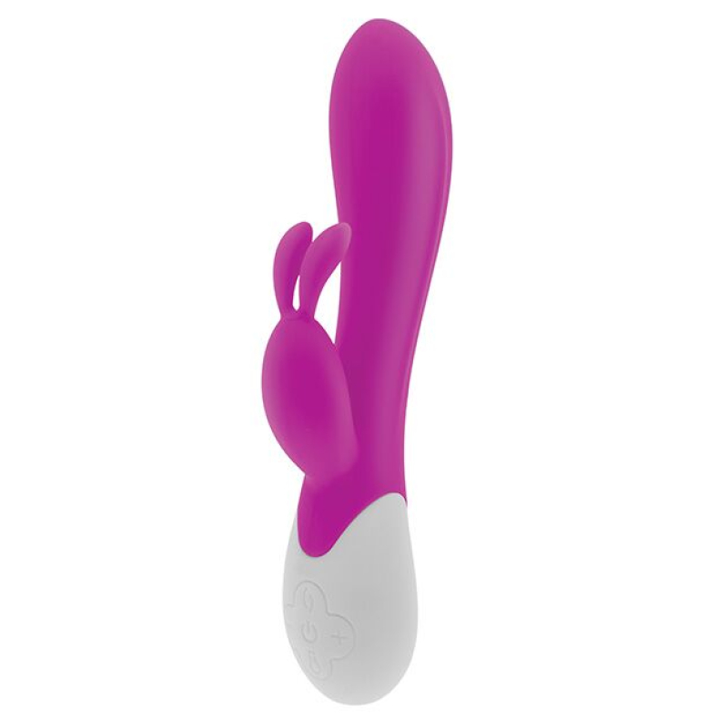 Розовый Вибратор-кролик с подогревом – S Pleasures Premium Corabi Rabbit, ушки для клитора, 16 режимов