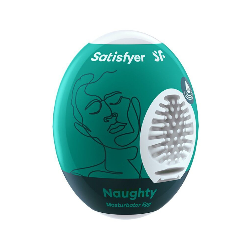 Одноразовий самозмащувальний мастурбатор яйце Satisfyer Masturbator Egg Naughty