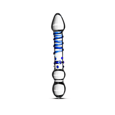 Скляний дилдо Gildo Glass Dildo No. 21, довжина 20.3 см
