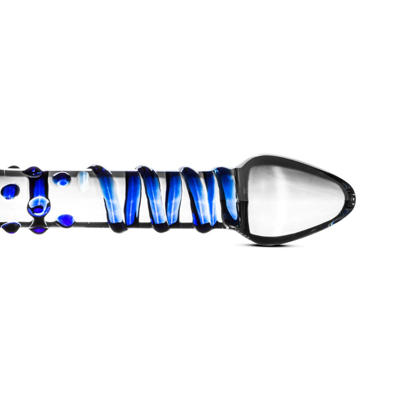 Стеклянный дилдо Gildo Glass Dildo No. 21, длина 20.3 см