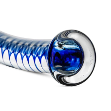 Скляний дилдо Gildo Glass Dildo No. 4, для точки G та простати, довжина 17.5 см