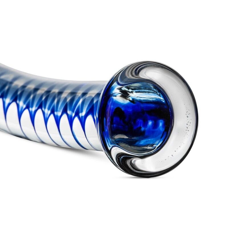 Скляний дилдо Gildo Glass Dildo No. 4, для точки G та простати, довжина 17.5 см