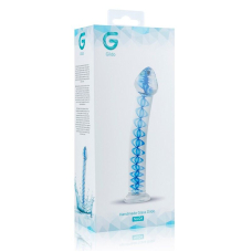 Скляний дилдо Gildo Glass Dildo No. 4, для точки G та простати, довжина 17.5 см