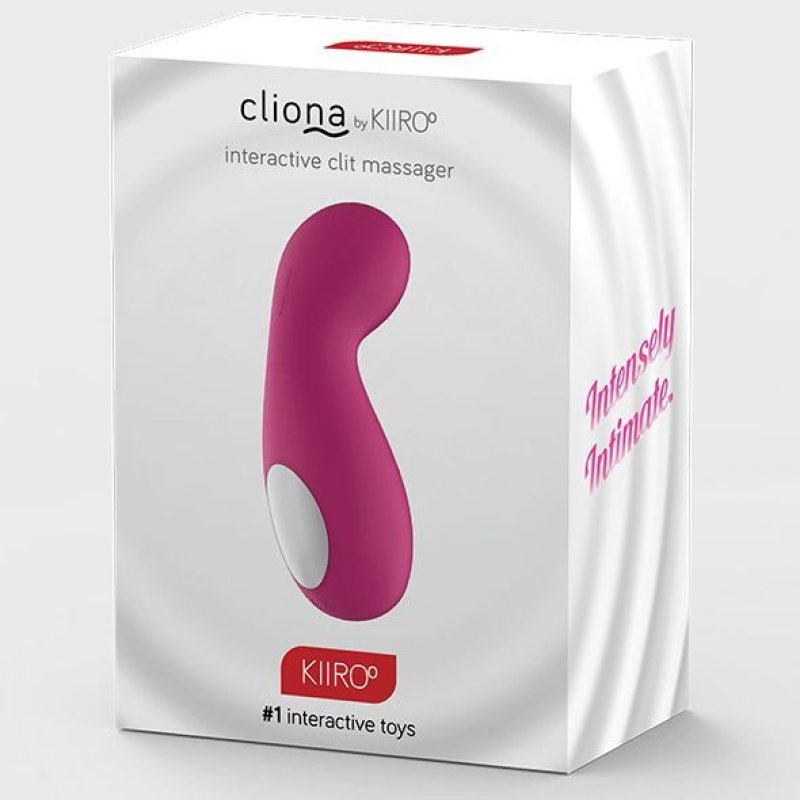 Смарт Міні вібратор – Kiiroo Cliona Purple – інтерактівне керування з телефону на відстані через додаток Cliona