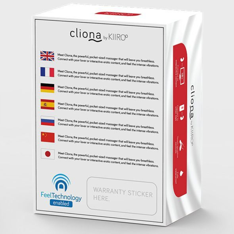Смарт Міні вібратор – Kiiroo Cliona Purple – інтерактівне керування з телефону на відстані через додаток Cliona