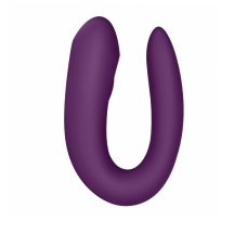 Смарт-вібратор для пар Satisfyer Double Joy Violet – дистанційне керування зі смартфона, застосунок, 2 мотори