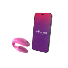 Смарт-вібратор для пар – We-Vibe Sync 2 Rose – 10 віброрежимів, пульт, керування з телефона
