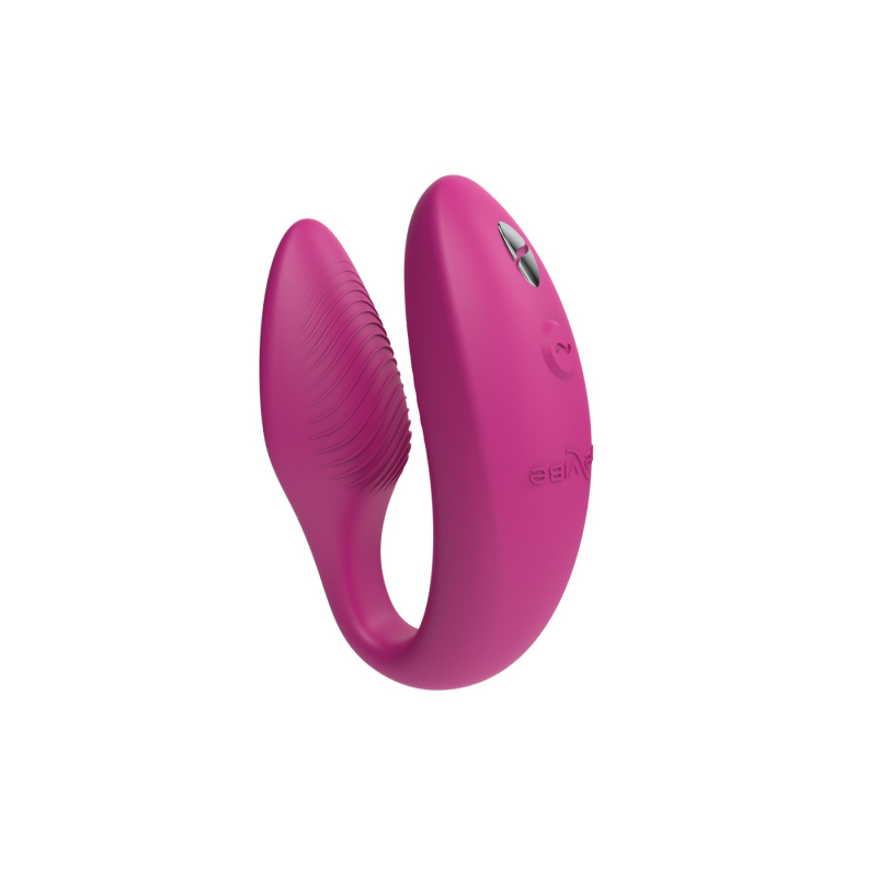 Смарт-вібратор для пар – We-Vibe Sync 2 Rose – 10 віброрежимів, пульт, керування з телефона