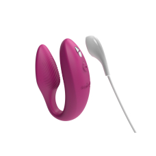 Смарт-вібратор для пар – We-Vibe Sync 2 Rose – 10 віброрежимів, пульт, керування з телефона