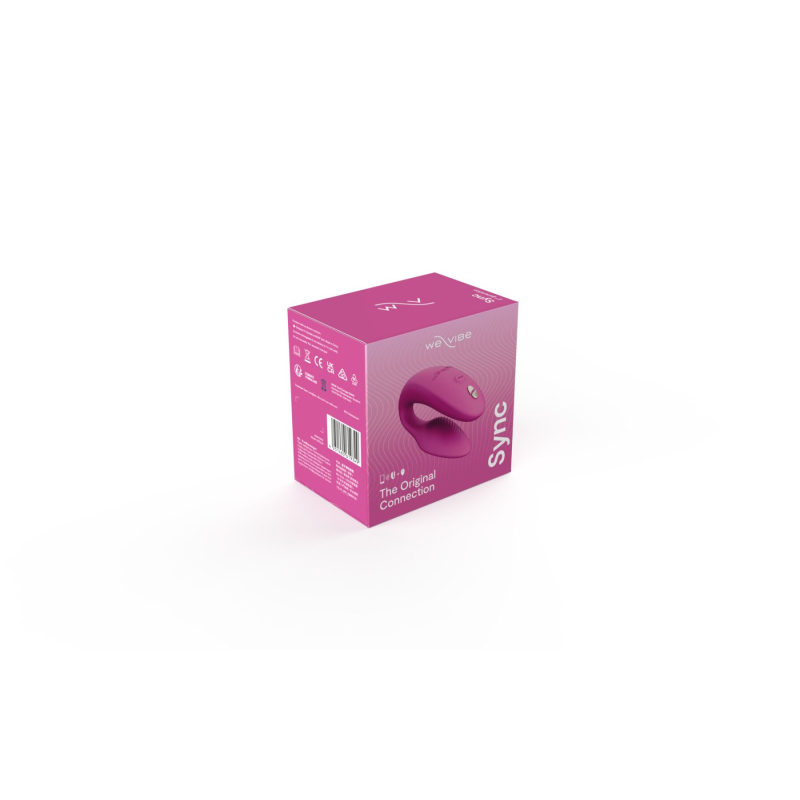 Смарт-вібратор для пар – We-Vibe Sync 2 Rose – 10 віброрежимів, пульт, керування з телефона