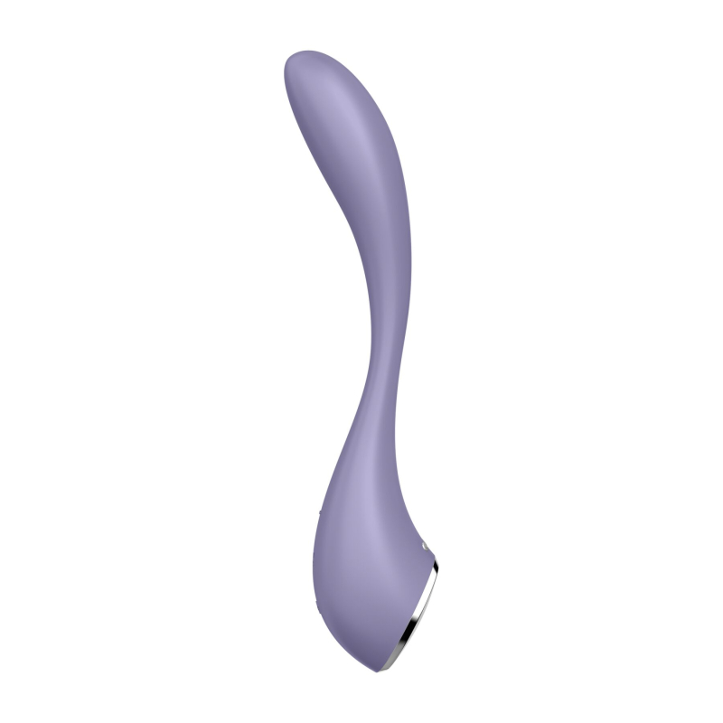 Смарт-вібратор для точки G – Satisfyer G-Spot Flex 5+ Lilac – дистанційне керування з телефона на відстані