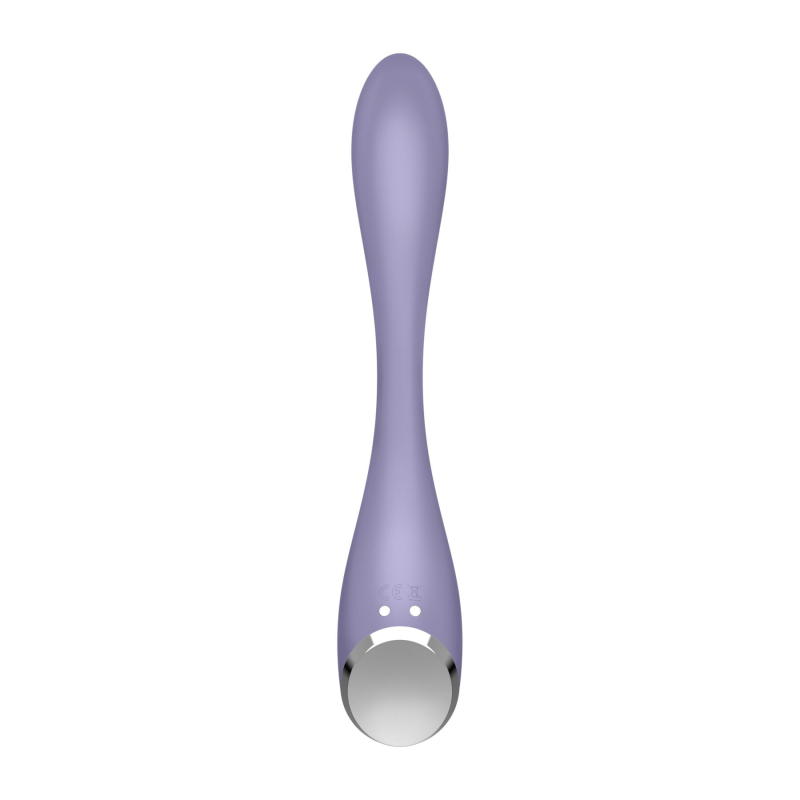 Смарт-вібратор для точки G – Satisfyer G-Spot Flex 5+ Lilac – дистанційне керування з телефона на відстані