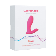 Смарт-вибратор в трусики с двойным воздействием – Lovense Flexer – стимуляция клитора + точка G