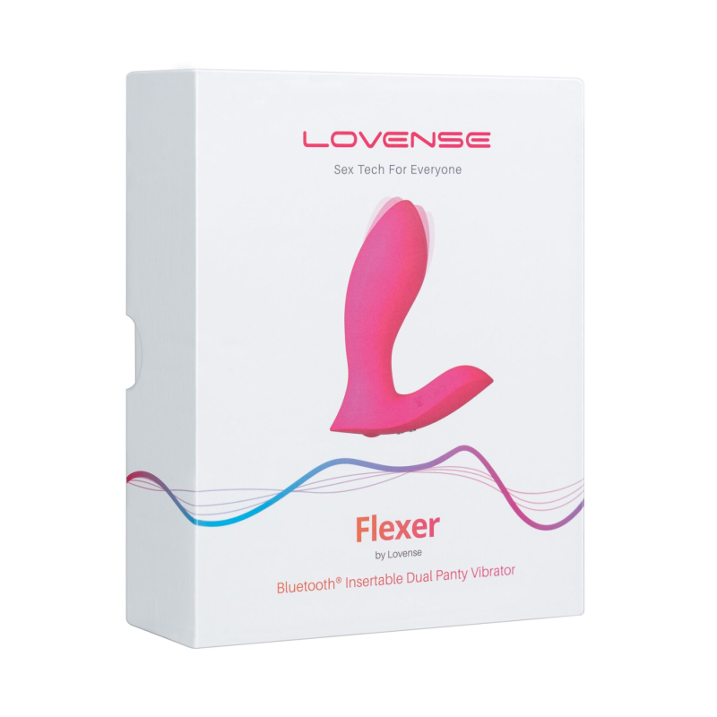 Смарт-вибратор в трусики с двойным воздействием – Lovense Flexer – стимуляция клитора + точка G