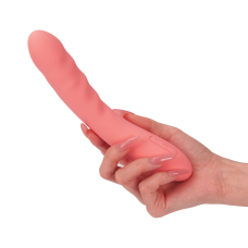 Смарт-вибратор с пульсацией – Svakom Ava Neo Peach Pink – 15 режимов, водозащита, приложение