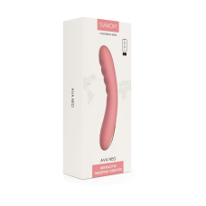 Смарт-вибратор с пульсацией – Svakom Ava Neo Peach Pink – 15 режимов, водозащита, приложение