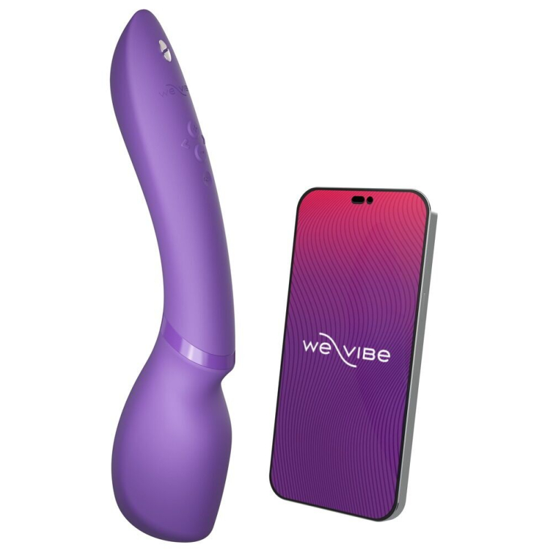 Смарт-вібромасажер – We-Vibe Wand 2 Purple з функцією Smart Silence