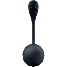 Смарт-віброяйце – Satisfyer Ribbed Petal Connect Black – керування з телефона на відстані через застосунок