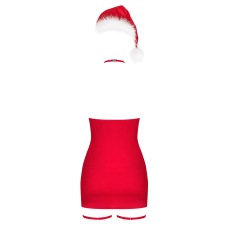 Сорочка Obsessive Kissmas chemise червоний 2XL/3XL