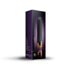 Точковий вібратор – Rocks Off Chaiamo Black – 10 режимів, soft-touch силікон, водозахист