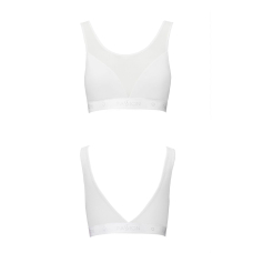 Топ з прозорою вставкою Passion PS002 TOP M, білий