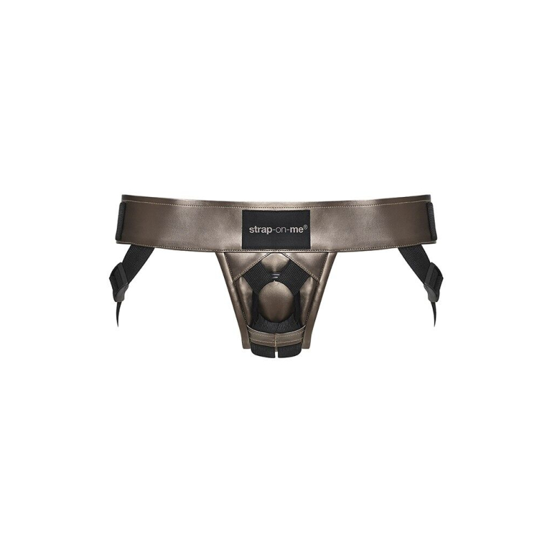 Трусики для страпона Strap-On-Me Leatherette Harness CURIOUS