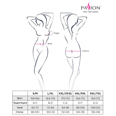 Трусики мереживні Passion Exclusive ATHENA THONG 2XL/3XL, білий