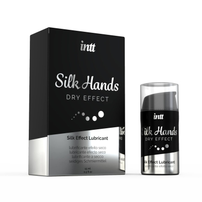 Ультрагустая силиконовая смазка Intt Silk Hands (15 мл) с матовым эффектом, шелковистый эффект