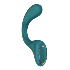 Вагінально-кліторальний вібратор з 2 моторами Satisfyer G for Goddess 2, зелений колір