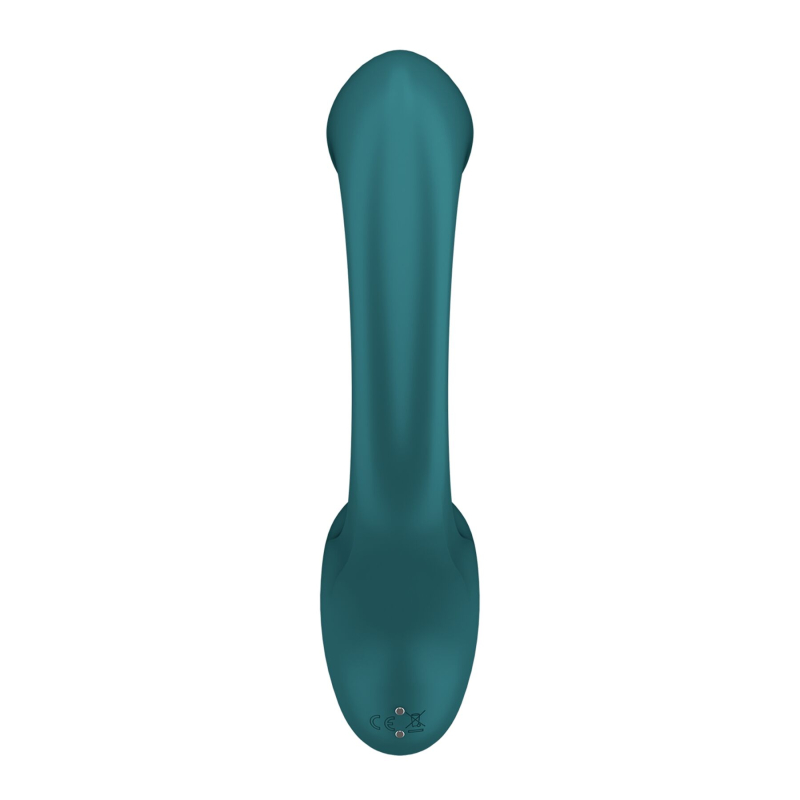 Вагінально-кліторальний вібратор з 2 моторами Satisfyer G for Goddess 2, зелений колір
