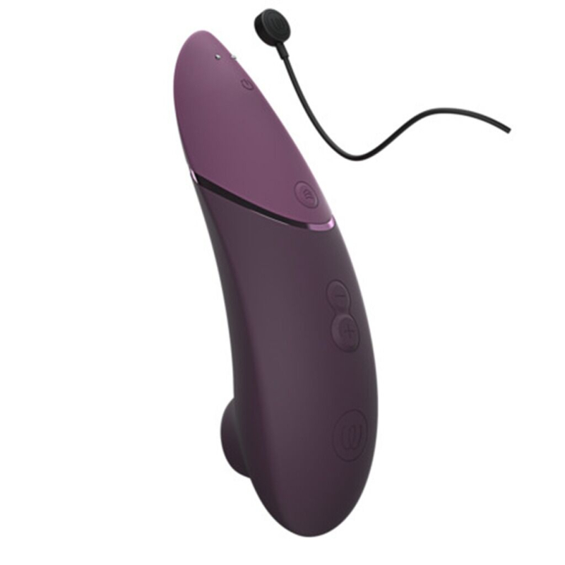 Вакуумний кліторальний стимулятор – Womanizer Next Dark Purple, 3D Pleasure Air, 14 рівнів інтенсивності