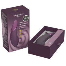Вакуумний кліторальний стимулятор – Womanizer Next Dark Purple, 3D Pleasure Air, 14 рівнів інтенсивності