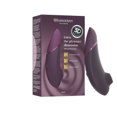 Вакуумний кліторальний стимулятор – Womanizer Next Dark Purple, 3D Pleasure Air, 14 рівнів інтенсивності