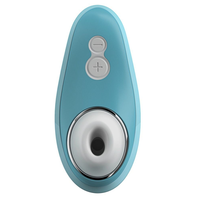 Вакуумний кліторальний стимулятор з магнітною кришкою – Womanizer Liberty Blue – 2 насадки різного розміру