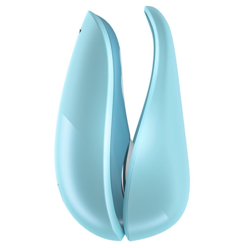 Вакуумний кліторальний стимулятор з магнітною кришкою – Womanizer Liberty Blue – 2 насадки різного розміру