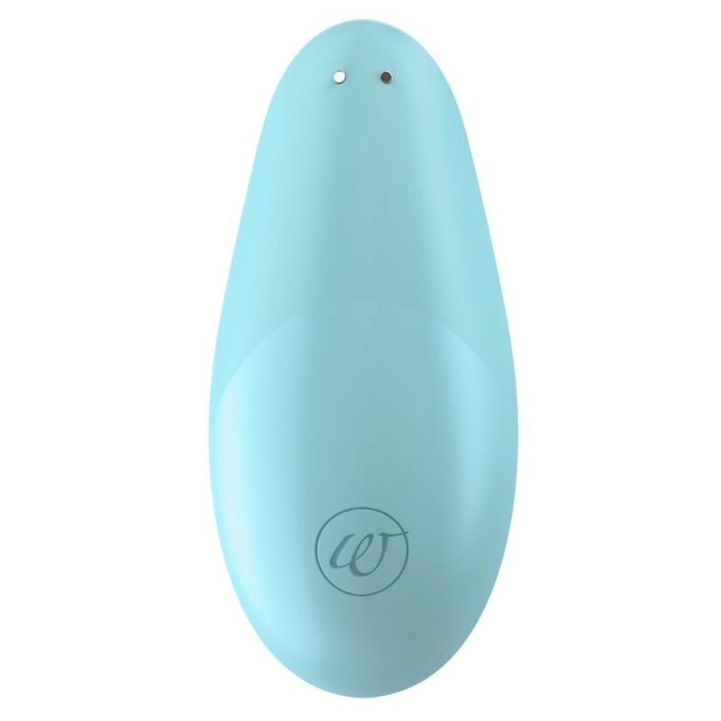 Вакуумний кліторальний стимулятор з магнітною кришкою – Womanizer Liberty Blue – 2 насадки різного розміру